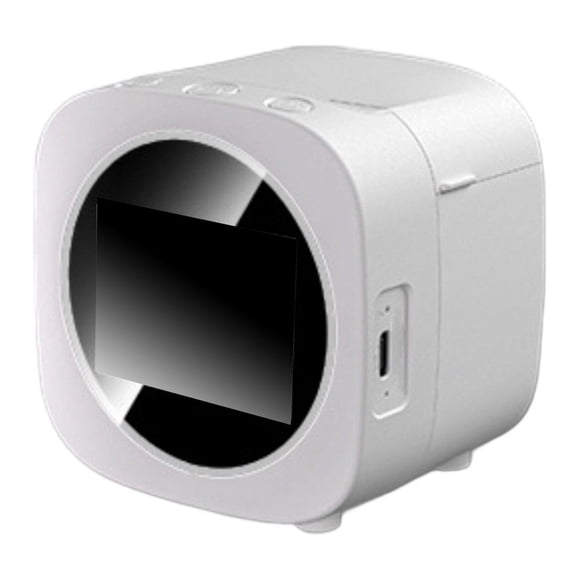 amagogo Voice Control Mini Printer Box Thermal Inkless Printing Gift with Voice-to-image White