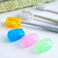 thumbnail image 4 of CoreLiving Toothbrush Caps, 50 Pack Travel Toothbrush Head Covers with Case, Hygienic Protector Caps for Toothbrush Heads, Portable Toothbrush Cover Caps for Home, Travel, Camping, Dorm, Office, 4 of 6
