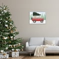 thumbnail image 2 of Red Utility Truck Winter Christmas Tree Snowy Forest 30 in x 24 in Framed Painting Art Prints, by Stupell Home Décor, 2 of 7
