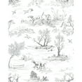 thumbnail image 2 of MuralsPrint Toile de Jouy Peel and Stick Wallpaper  Roll Size 10'L x 24''W, 2 of 3