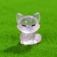 thumbnail image 2 of Glow In The Dark Mini Resin Animals Figurines Cute Decorative Ornaments For Dollhouse Fairy Garden Aquarium Desktop, 2 of 4