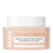 Bliss Rose Gold Rescue Face Cream with Rose Water, Moisturizing, 1.5 fl oz