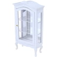 thumbnail image 1 of 1 Pce 1 12 Meubles Miniatures de Maison de Poupée Vitrine en Bois Blanc, 1 of 6