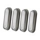 thumbnail image 4 of Ganchos de pared plegables para baño, 4 unidades, giratorios a 90 degree, montaje sencillo, multiusos Plateado, 4 of 9