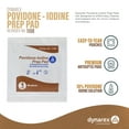 thumbnail image 6 of Dynarex Povidone-Iodine Prep Pads, Saturated with Povidone Iodine 10%, Medical-Grade Antiseptic Wipes for Prepping Prior Minor Procedures, Medium, 1 Case of 1000 (10 Boxes of 100) Packaging May Vary, 6 of 7