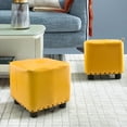 thumbnail image 4 of Ynlkorvg Rack Home Living Room Coffee Table Small Stool Leather Stool Leisure Chair Soft Bag Creative Small Bench, 4 of 9