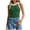 Green, variant on Aboser Ribbed Crop Tank Top for Women Knitted Sleeveless T Shirt Trendy Color Block Tanks Athletic Workout Shirts Slim Fit Crewneck Tee Tops