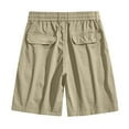 thumbnail image 4 of IROINNID Discount Cargo Shorts for Men Plus Size Cargo Shorts Multi-Pockets Relaxed Summer Beach Shorts Pants,Khaki, 4 of 4