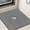 Grey, variant on Shower Mat Non Slip,32 x 32 Inch Extra Large Square Shower Mat with Drain Hole in Middle,Soft Loofah Bath Mat Shower Stall Bathtub Mat for Inside Shower Bathroom,Without Suction Cups (White)