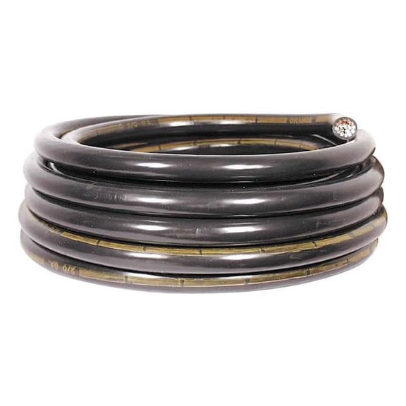 Quickcable Battery Cable, 2/0 AWG, Black, 25 ft 200107-396-025