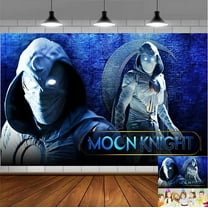 moon knight Backdrop Banner Party Supplies Poster Movie Theme Background for Photography Kids Birthday Decorations