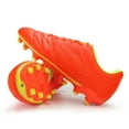 thumbnail image 4 of Hawkwell Men's Outdoor Professional Firm Ground Soccer Shoes,Orange lime,US 9, 4 of 7