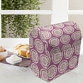 thumbnail image 4 of Floral Lounger Chair Bag, Pattern of Deformed Circles in Repeat with Doodle Geometric Lines Round Spots, High Capacity Storage with Handle Container, Lounger Size, Magenta and Cream, by Ambesonne, 4 of 5