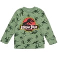 thumbnail image 5 of Jurassic World Jurassic Park T-Rex Little Boys Fleece Pullover Sweatshirt and Pants Set Infant to Big Kid, 5 of 5