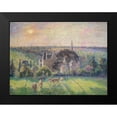 thumbnail image 2 of Pissarro, Camille 18x15 Black Modern Framed Museum Art Print Titled - Landscape at Eragny, 2 of 5
