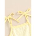 thumbnail image 6 of Musuos Baby Girls Summer Jumpsuits 6M 12M 18M 24M Solid Color Sleeveless Short Cami Playsuits Infant Casual Romper, 6 of 9