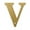 Lifetime Polished Brass, variant on Deltana RL4V-10B 4-Inch Residential Letter V House Board
