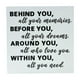 thumbnail image 2 of Cartel de caja de madera de Behind You All Your Memories Decoración de escritorio • Cartel rústico de bloques de madera • Estantería y decoración de pared de 3,94x3,94 pulgadas, 2 of 7