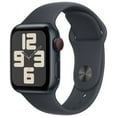 thumbnail image 1 of Apple Watch SE (GPS + Cellular) 40mm Midnight Aluminum Case with Midnight Sport Band - Medium/Large, 1 of 5