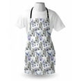 thumbnail image 3 of Safari Apron Savannah Nature Leopards with Exotic Flowers Boho Wild Life Theme African Violets, Unisex Kitchen Bib Apron with Adjustable Neck for Cooking Baking Gardening, Multicolor, by Ambesonne, 3 of 3
