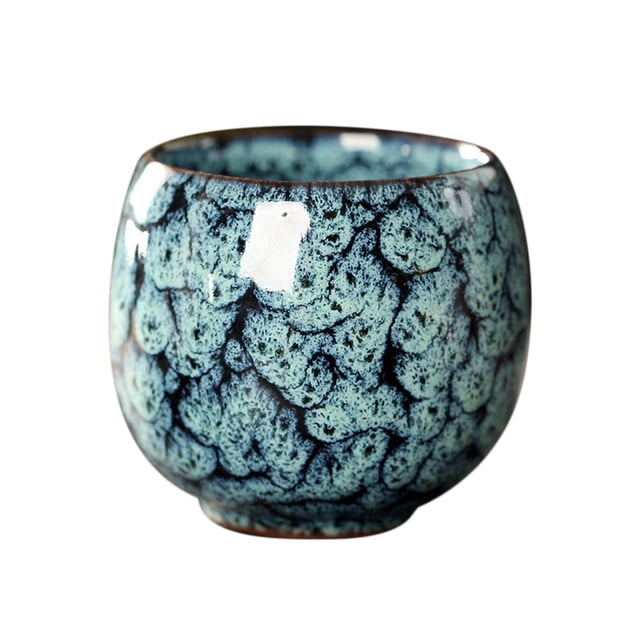 Taza de té china tradicional, taza de café para beber de 110ml, taza de Kung Fu para cafetería, hogar, restaurante, decoración para adultos, hombres Sunnimix Taza de ceramica