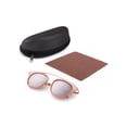 thumbnail image 4 of Vintage Square Sunglasses for Adult Female Women, Brown Gradient, 4 of 8