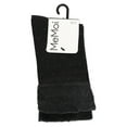thumbnail image 4 of MeMoi Costelle Pindot Fuzzy Cuff Cotton Blend Crew Socks - Womens - Female, 9-11, Black, 4 of 5
