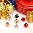 thumbnail image 3 of christmas bells for decoration Christmas Jingle Bells Craft Bells Bulk DIY Bells For Christmas Wedding Home Party Festival DIY Decorations 0.5x0.3" Christmas Jingle Bells ( Color : Rojo , Size : 5pcs, 3 of 5