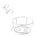 thumbnail image 4 of MasteelfCA Balcony Hanging Flowerpot Rack Stainless Steel Flower Planter Storage Rack, 4 of 8