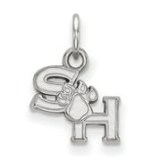 925 Sterling Silver Rh-plated LogoArt Sam Houston State University XS Pendant; for Adults and Teens; for Women and Men