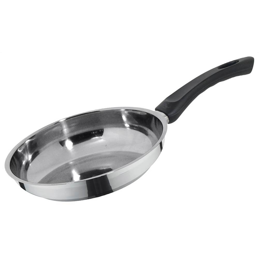 Polished Stainless Steel Fry Pan (11 in.)