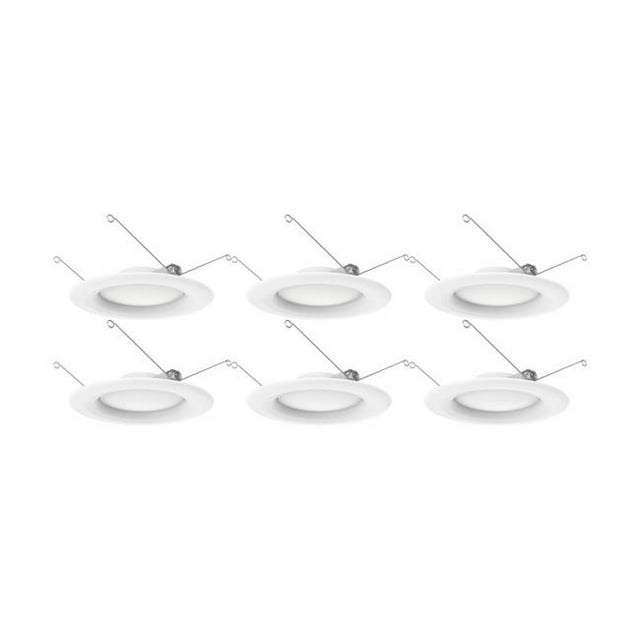 Satco 3006735 5-6 Pouces 9,2w Nuvo LED Rétrofit Downlight&44; Blanc