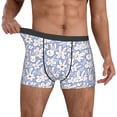 thumbnail image 2 of Kdxio Men's Boxer Briefs with Rabbit And Floral Print - Comfortable and Breathable Underwear for Everyday Wear, 2 of 7