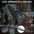 thumbnail image 3 of Bolsa con marco frontal para teléfono de bicicleta ROCKBROS de 1,7 L para teléfonos de menos de 6,8, 3 of 7