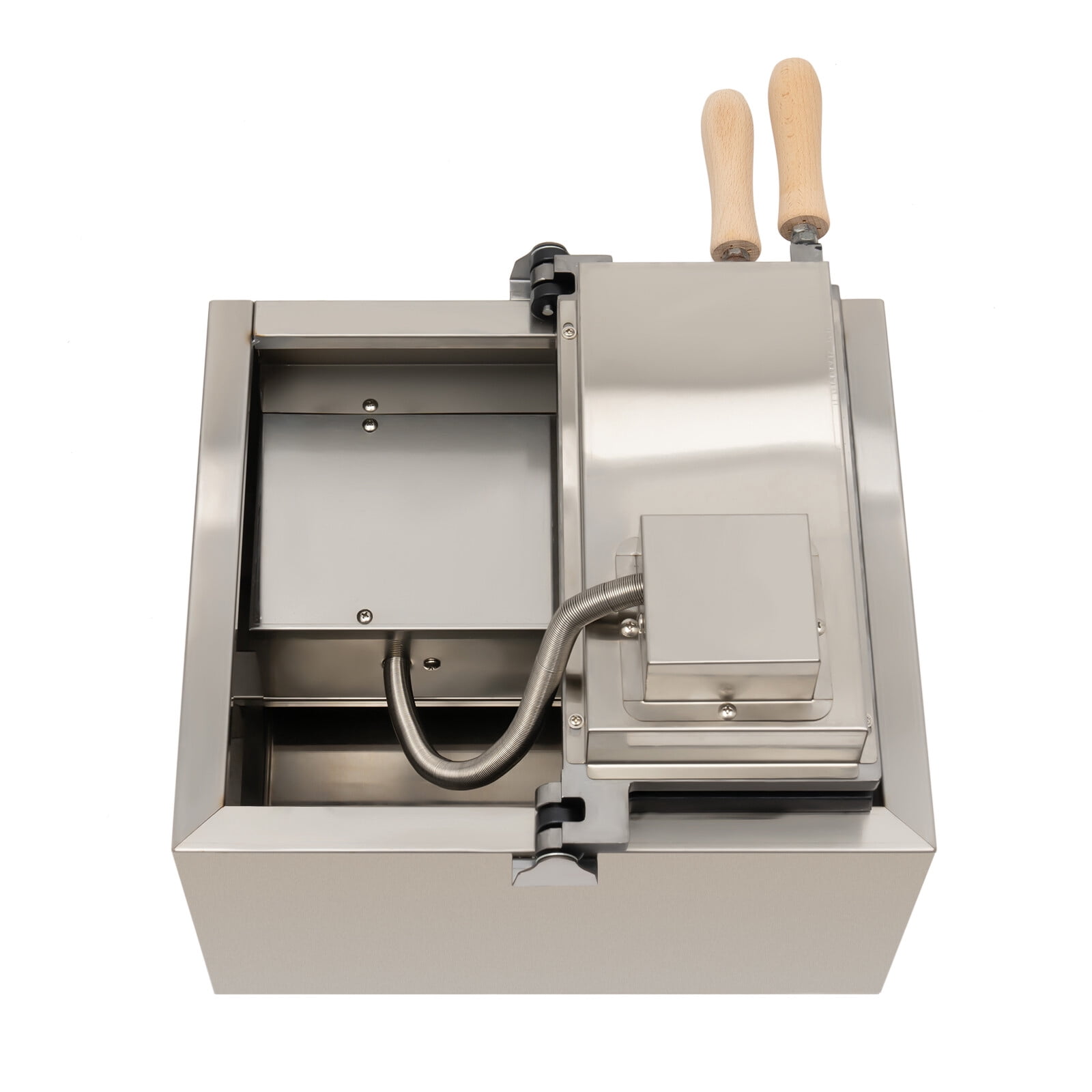 Non-stick Electric Taiyaki Maker Waffle Maker Machine Fish Baker Machine Fish Shaped Waffle Cones with Non Stick Cooking Plate for Food Stores Restaurants, Making Waffles