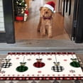 thumbnail image 7 of Xuniizn Christmas Door Mat Xmas Welcome Christmas Mat Non-Slip and Washable Winter Doormat Rubber Back Snowflakes Door Mat Rugs for Indoor Outdoor, Christmas Decorations for Home, 7 of 7