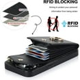 thumbnail image 3 of Compatible iPhone 14 Pro Max Phone Case Wallet with Card Holder,4 Card Slot Shockproof PU Leather Phone Case for iPhone 14 Pro Max Wallet Case with Stand,iPhone 14 Pro Max Case for Women Black, 3 of 7
