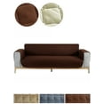 thumbnail image 1 of KBOOK Sofa Cover Quilted Sofa Couch Slipcover Water Resistant Furniture Protectors for Pets Kids Dogs, Coffee, 1 of 6