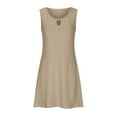 thumbnail image 4 of WILLBEST Chaussures de Plage pour Femmes Mode Rayée Sans Manches Dos Nu Camisole Mini, 4 of 6