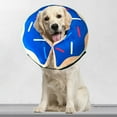 thumbnail image 3 of CSChome Cat Cone Collars Pet Collar Cartoon Printing Fastener Adjustment Inflatable Lick-Proof After Surgery Supplies, 3 of 7
