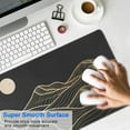 thumbnail image 4 of Non-Slip Waterproof Gaming Mouse Pad: Extra Large Desk Mat, Black, 31.5x11.8inch, with High-Quality Stitched Edges - Perfect for Gaming, 4 of 7
