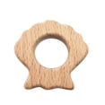 thumbnail image 1 of Fiudx Mordedor para Bebé, Juguete Molar de Madera de Haya, Material Seguro y Duradero, Diseño de Dibujos Animados Suaves, Perfecto para Aliviar La Dentición, Apto para Niños a Partir de 6 Meses, Tama, 1 of 2