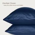 thumbnail image 6 of Bare Home Bamboo Body Pillowcase - Made from Rayon Fibers -  Soft, Cooling & Breathable - Dark Blue, 6 of 9
