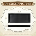 thumbnail image 2 of Black Bathroom Vanity Tray, Rustic Long Narrow Rectangle Farmhouse Wood Trays, Countertop Organizer Trays for Candle, Perfume, 15.7" L x 6.8" W, 2 of 4