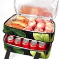 thumbnail image 5 of Saint Patrick's Day Double-Layered Insulated Lunch Bag with Two Compartments - Large Capacity Lunch Bags for Hand Carry - 7.1x11.4x16.1 Inches, 5 of 6