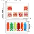 Peel and Reveal Lip Stain,Lip Balm Set 6 Packs of Long Lasting