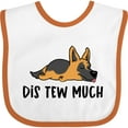 thumbnail image 3 of Inktastic Napping Dis Tew Much German Shepherd Boys or Girls Baby Bib, 3 of 4