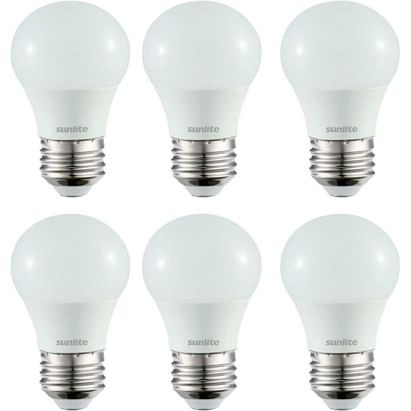 SHIQI-LED A15 Light Bulb 5.5 Watts (40W Equivalent), 450 Lumens, Medium Base (E26), Dimmable, Finish, UL Listed, 6 Pack, 30K - Warm White