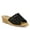 Black, variant on Estella Women's Slide Sandals | Geometric Laser Cut Casual Heel for Women