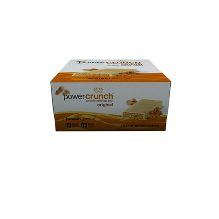 Power Crunch Protein Energy Bar, Peanut Butter Cream, 13g Protein, 12